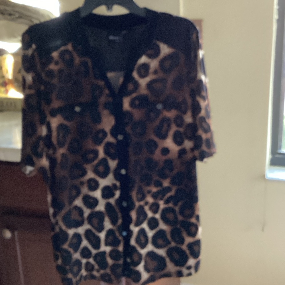 Leopard Print Women's Top